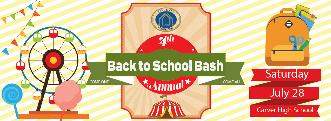 2018 Back to School Bash by Columbia Residential