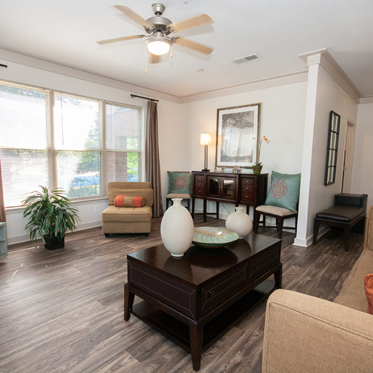 Living space at Columbia Blackshear Senior Residences - Senior Apartments in Atlanta, GA