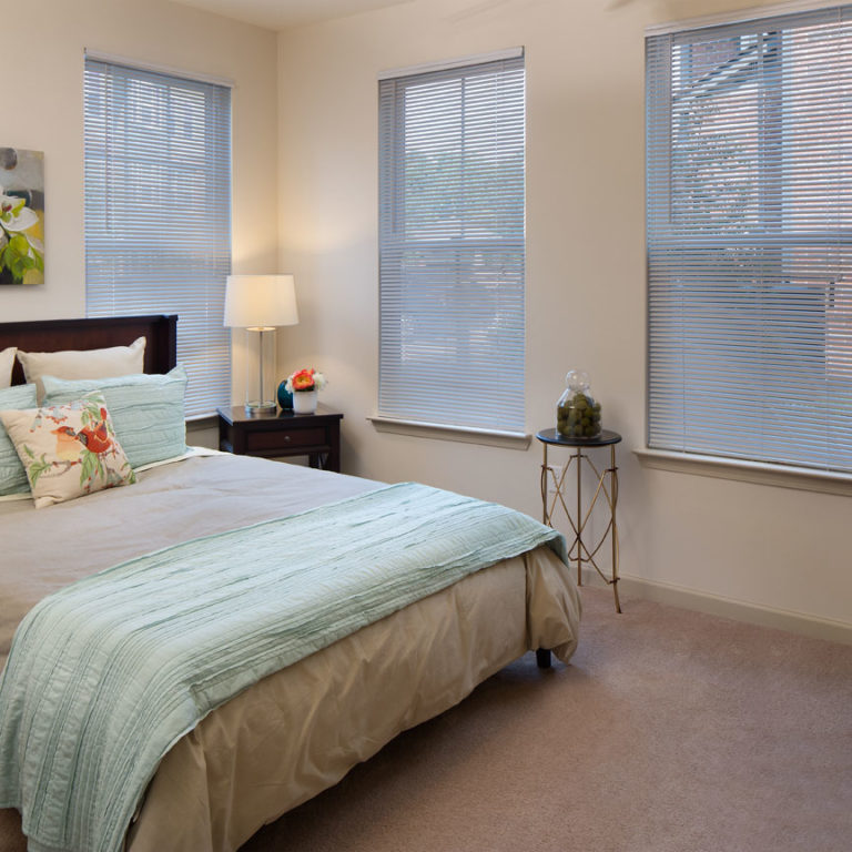 Bedroom interior at Columbia Brookside Classic - Apartments in Athens, GA