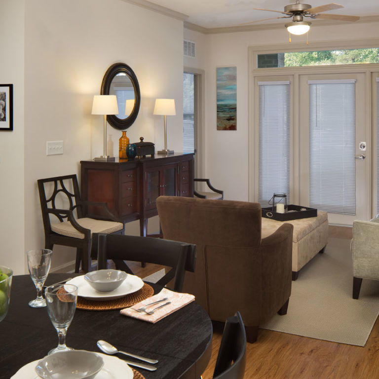 Interior living space at Columbia Brookside Classic - Apartments in Athens, GA