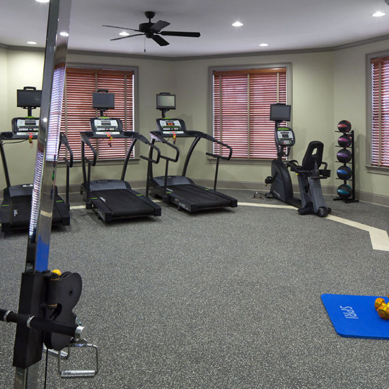 Fitness center at Columbia Brookside Senior Residences - Senior Apartments in Athens, GA