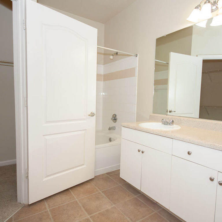 Apartment bathroom at Columbia Commons - Apartments in Atlanta, GA