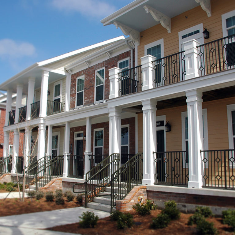 Two story residences at Columbia Parc at the Bayou District - New Orleans, LA