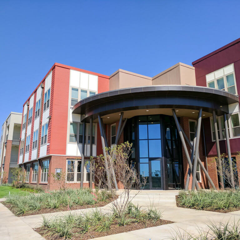 The leasing office at Columbia Renaissance Square - Fort Worth, TX