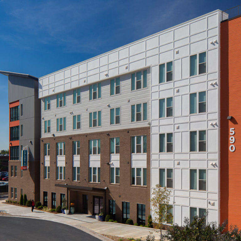 Residences building at Columbia Senior Residences Community at Decatur East - Senior Apartments in Decatur, GA