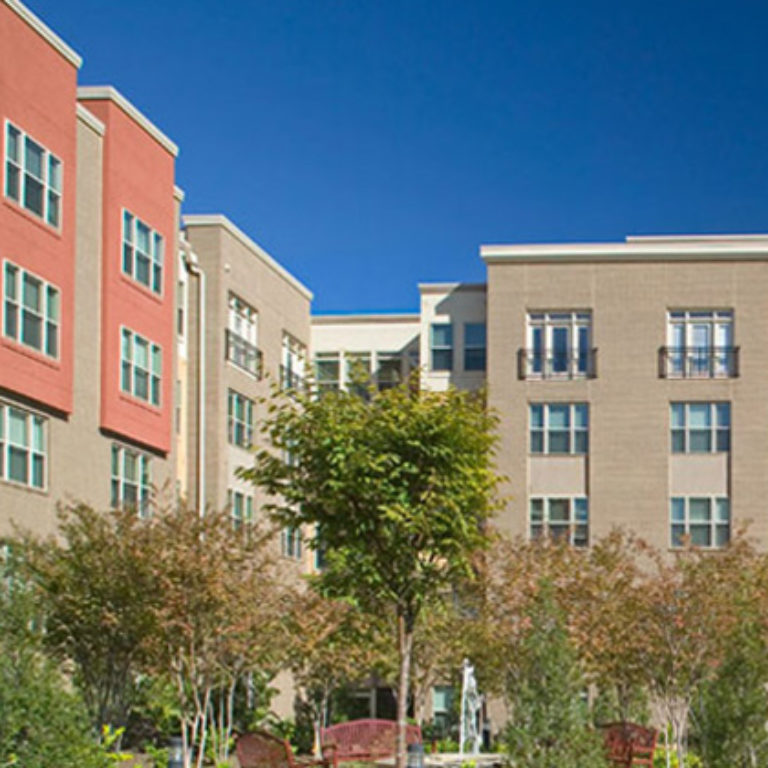 Residences at Columbia Senior Residences at MLK Village with lake - Senior Apartments in Atlanta, GA