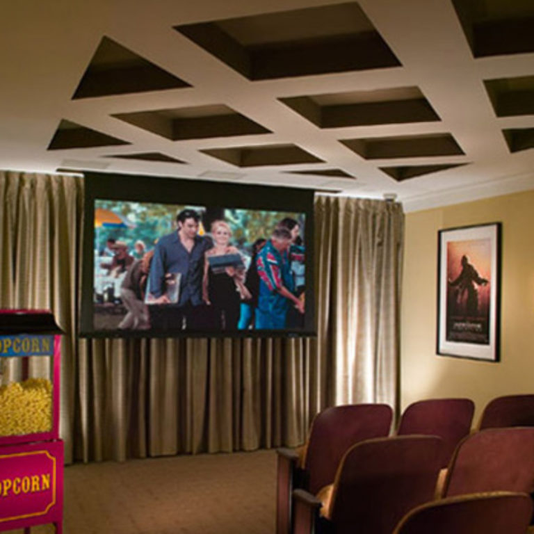 Community theater at Columbia Senior Residences at Mechanicsville - Apartments in Atlanta, GA