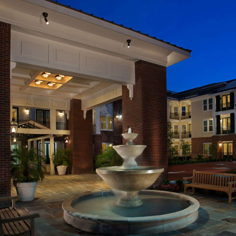 Fountain at Heritage Senior Residences at Columbia Parc - New Orleans, LA