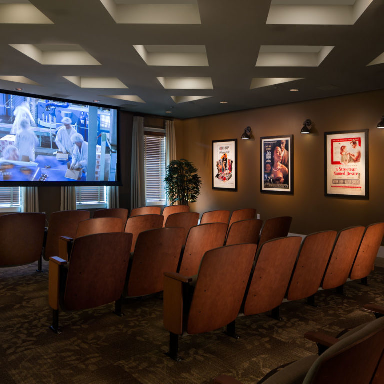 Community theater at Heritage Senior Residences at Columbia Parc - New Orleans, LA