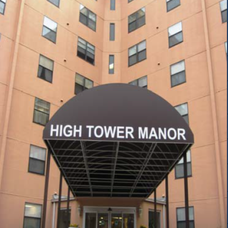 Entrance to Hightower Manor Highrise Community - Apartments in Atlanta, Georgia