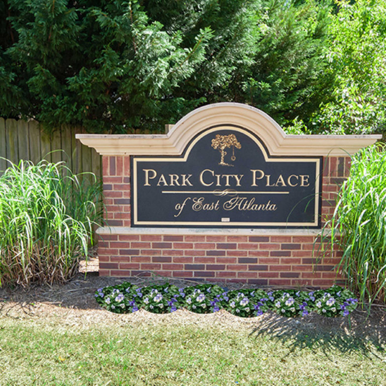 Community signage at Park City Place - Apartments in East Atlanta, GA