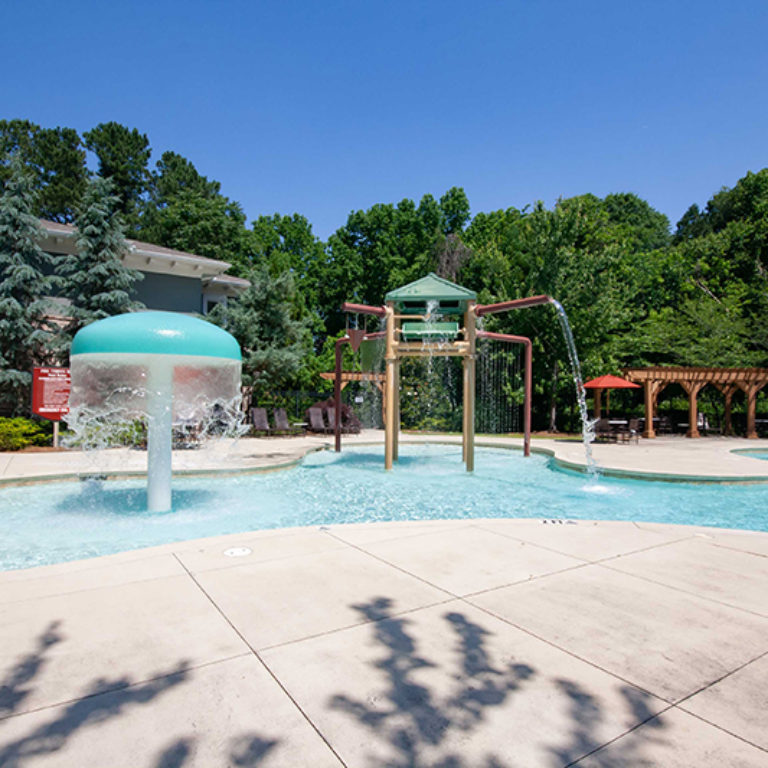 Children's splash zone at Park Commons Apartments Community - Senior Apartments in Atlanta, GA