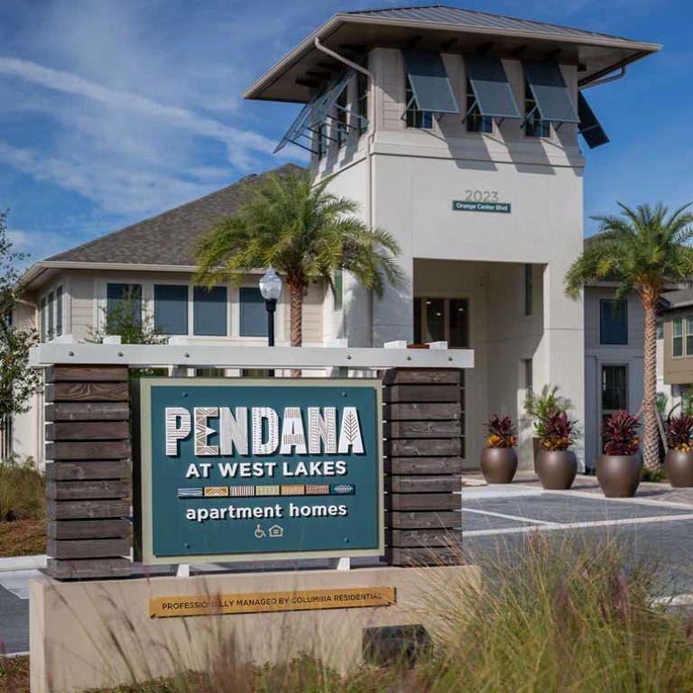 Community signage at Pendana West Lakes - Orlando, FL