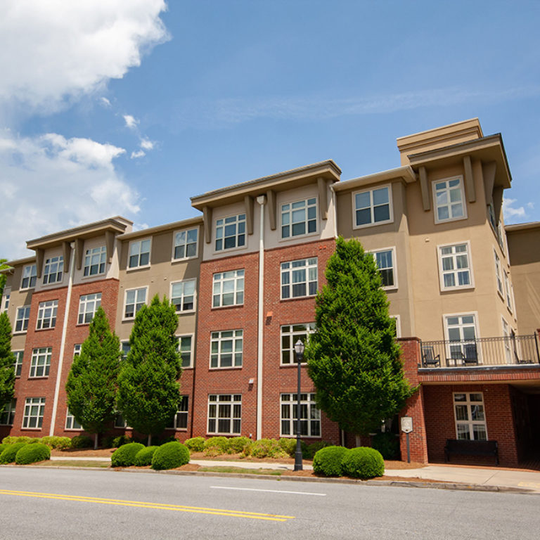 Apartment building at The Retreat at Dorsey Manor - Senior Apartments in Marietta, GA