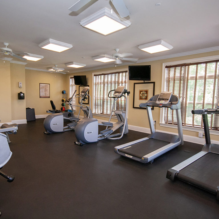 Fitness center at The Retreat at Dorsey Manor - Senior Apartments in Marietta, GA