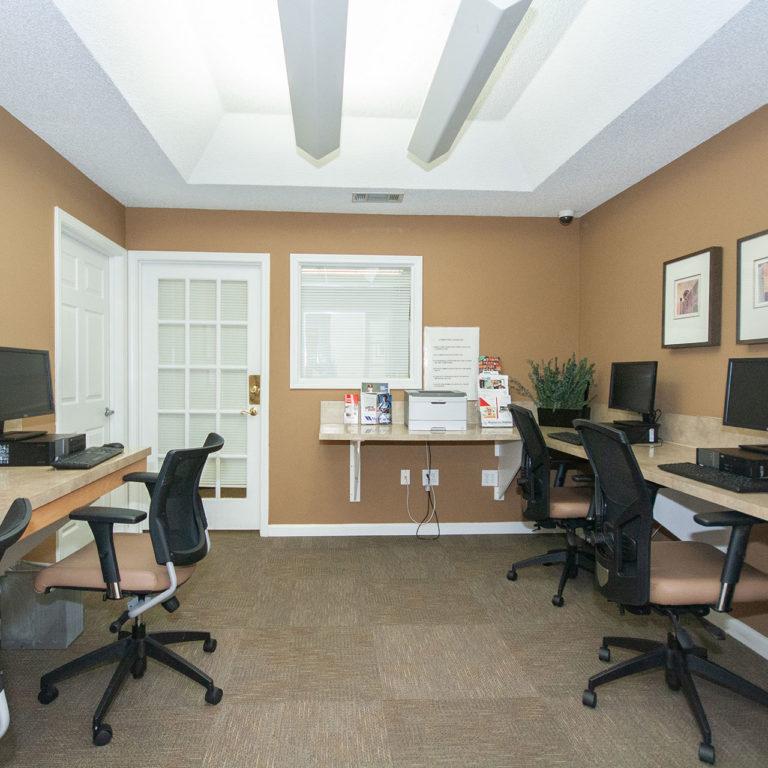Business center at Columbia Village - Apartments in Decatur, GA