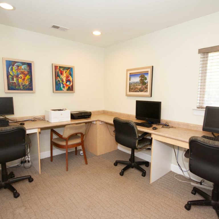 Business center at Columbia Peoplestown - Apartments in Atlanta, GA