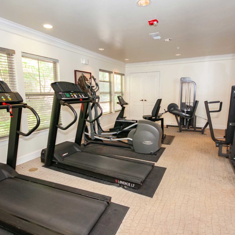 Fitness center at Columbia Peoplestown - Apartments in Atlanta, GA