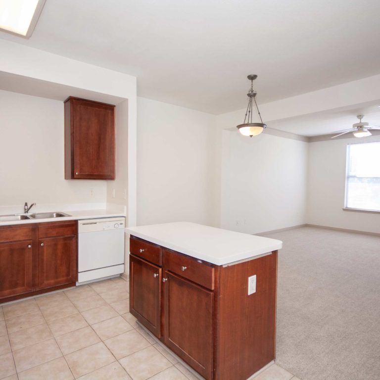 Interior kitchen at Columbia Crest Community - Apartments in West Midtown Atlanta, GA