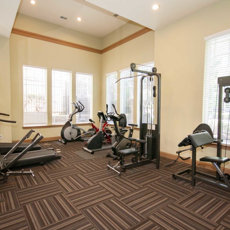Fitness center at Columbia Estates Community - Apartments in West Midtown Atlanta, GA