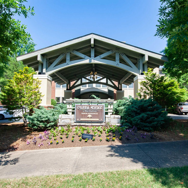 Community signage at Columbia Heritage Senior Residences - Apartments in Atlanta, GA