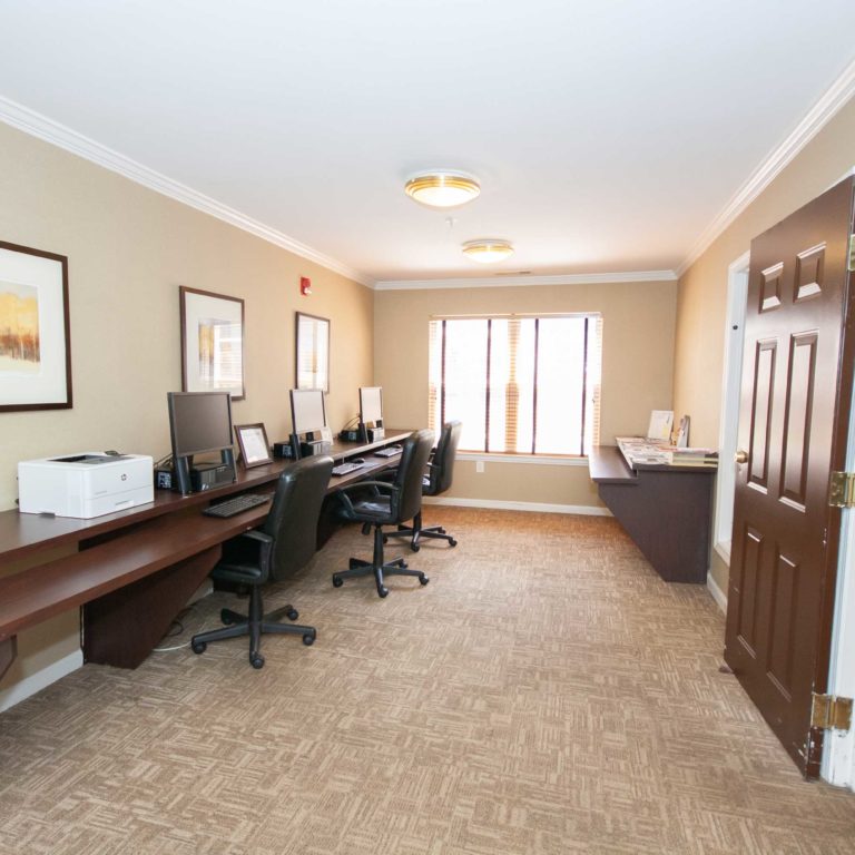 Business Center at Columbia High Point Senior Residences - Apartments in Atlanta, GA