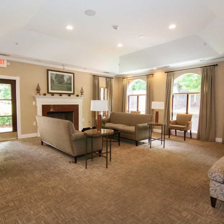 Interior of leasing office at Columbia High Point Senior Residences - Apartments in Atlanta, GA