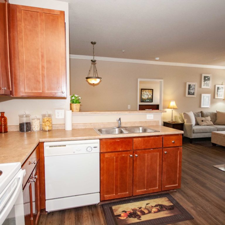 Kitchen interior at Columbia Park Citi - Apartments in West Midtown Atlanta, GA