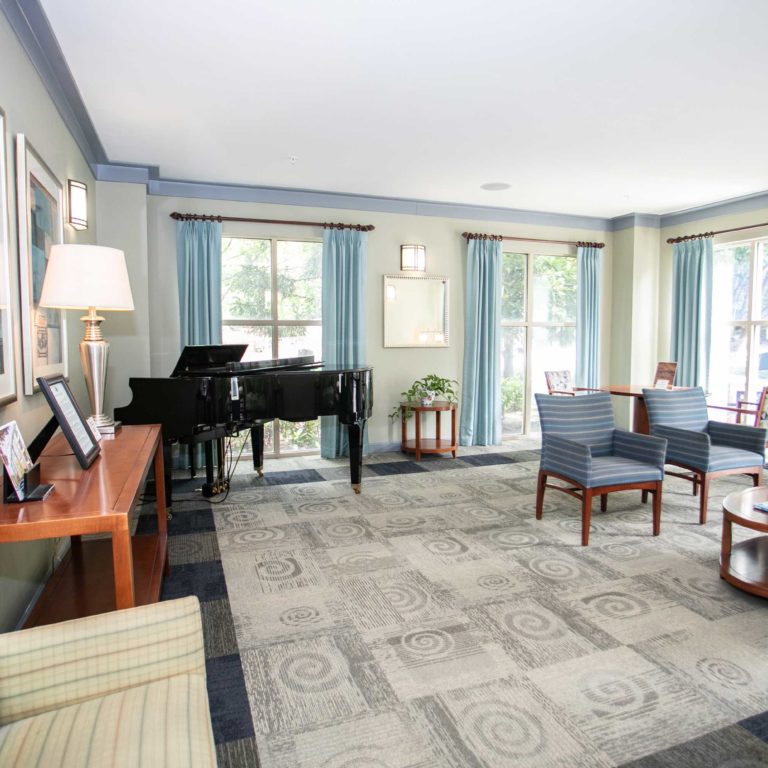 Community room at Columbia Senior Residences at Edgewood - Apartments in Atlanta, GA