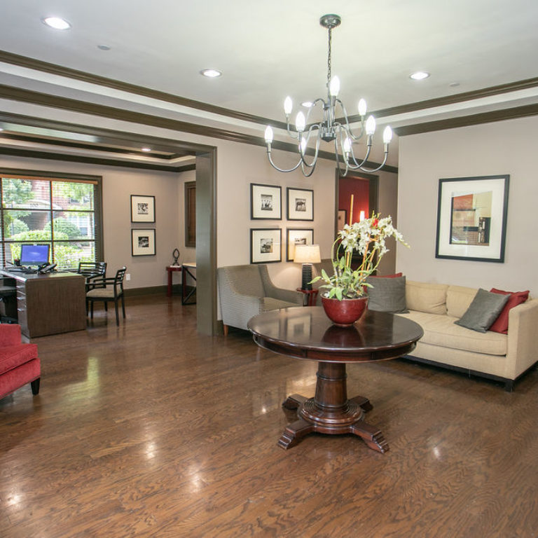 Interior of the leasing office at Columbia Sylvan Hills - Apartments in Atlanta, GA