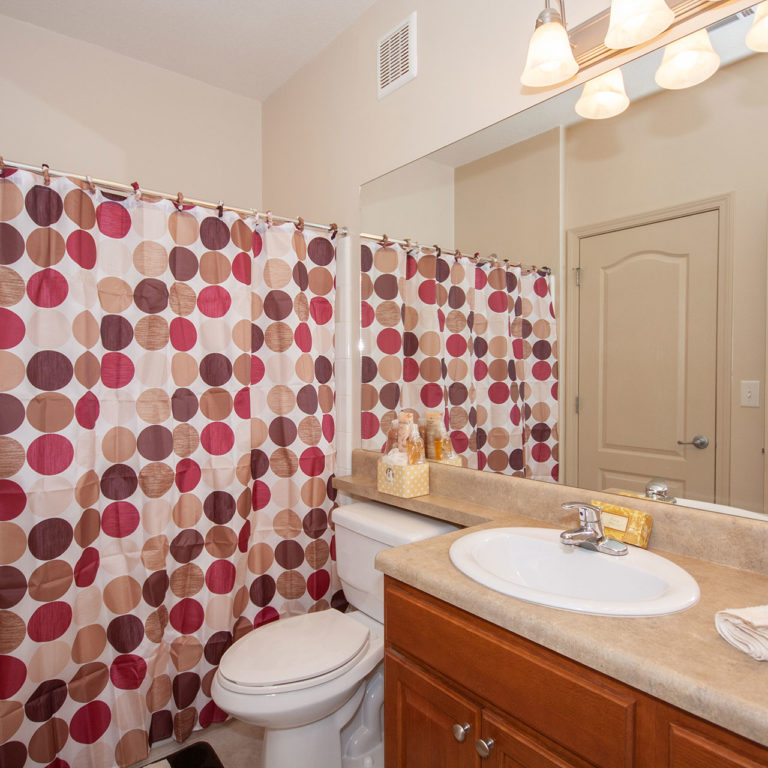 Interior bathroom at Columbia at South River Gardens - Apartments in Atlanta, GA