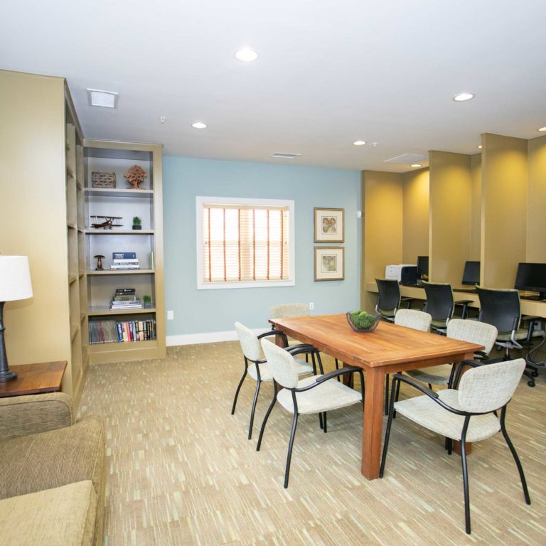 Business Center at The Retreat at Edgewood Townhomes - Apartments in Atlanta, GA