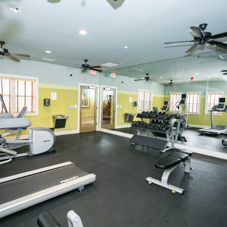 Fitness center at The Retreat at Edgewood Townhomes - Apartments in Atlanta, GA