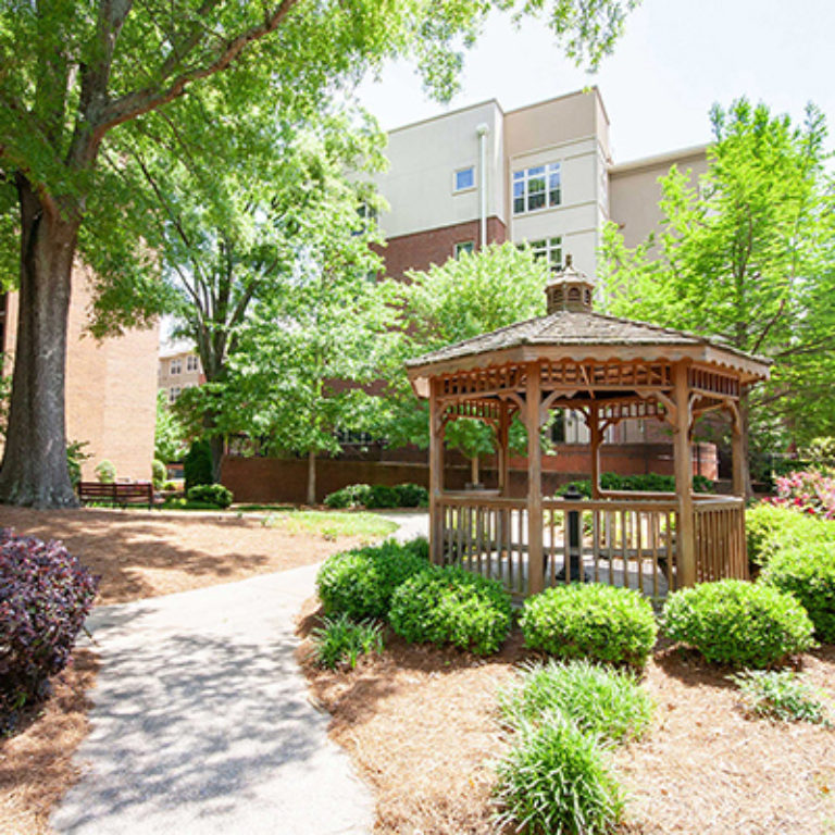 Gazebo at The Tower at Dorsey Manor Senior Residences - Senior Apartments in Marietta, GA