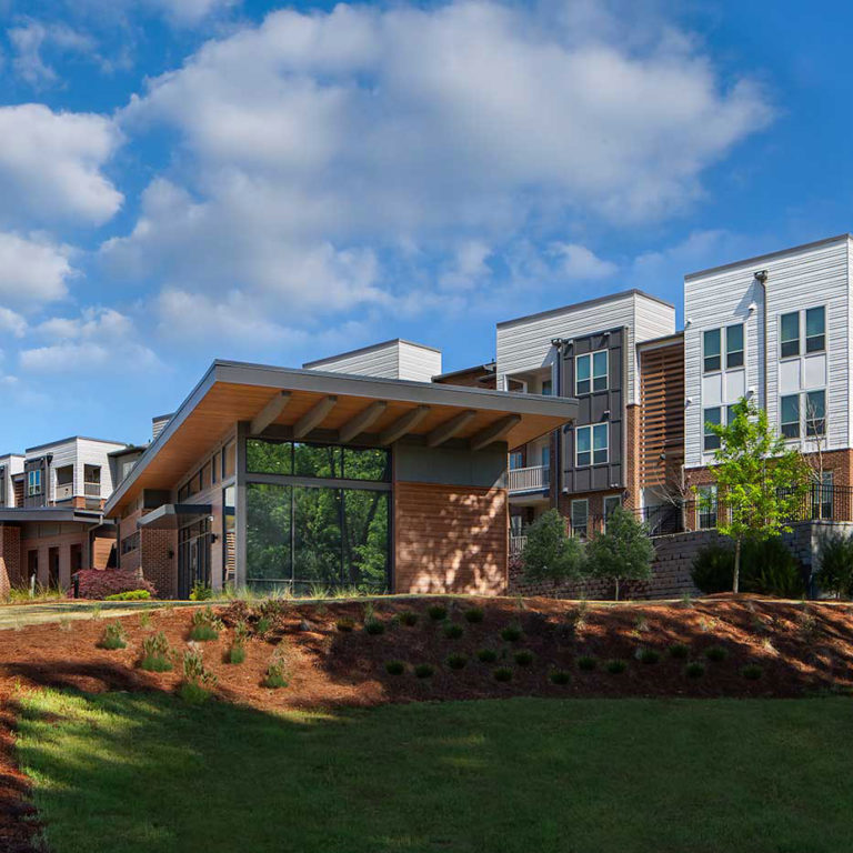 exterior view at Gardenside at the Villages of East Lake apartments in Atlanta