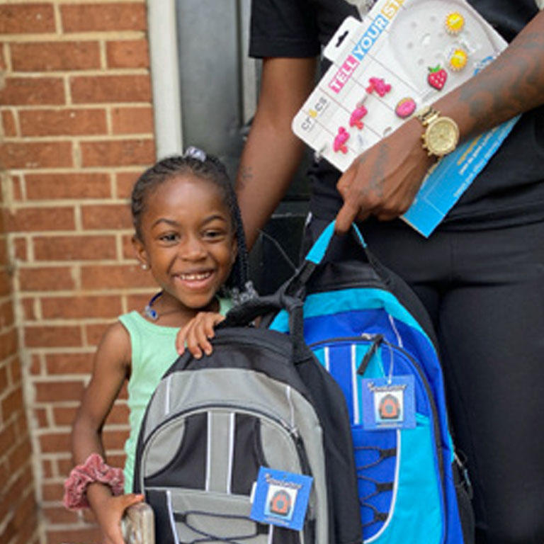 2020 backpack and school supplies drive by Columbia Residential