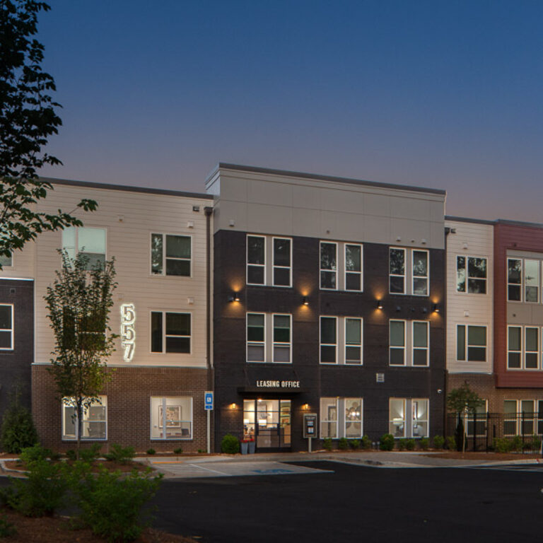 nighttime view - Columbia Canopy at Grove Park apartments in Atlanta GA