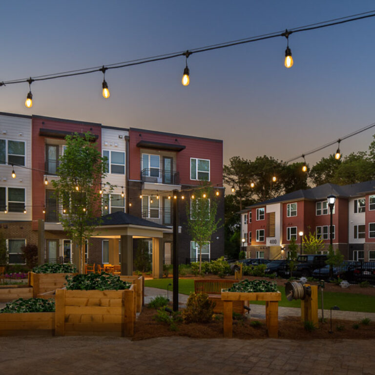 nighttime view - Columbia Canopy at Grove Park apartments in Atlanta GA