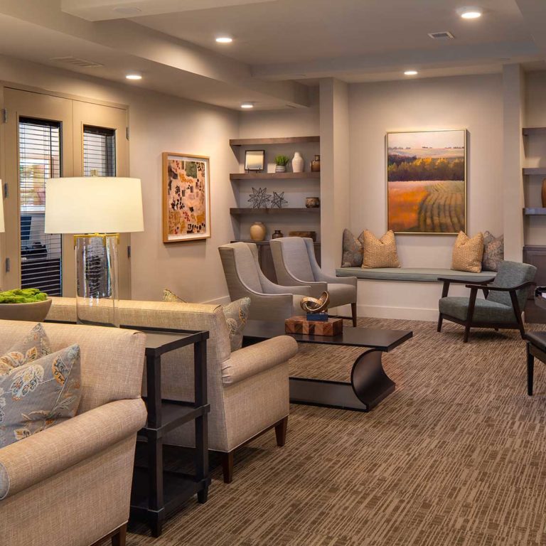 interior view of Columbia Residential apartment community amenities