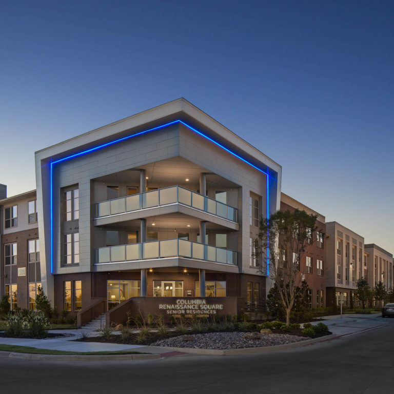 Columbia Renaissance Square senior residences in Fort Worth Texas