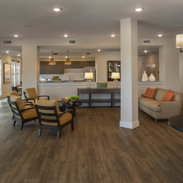 interior view of Columbia Residential apartment community amenities