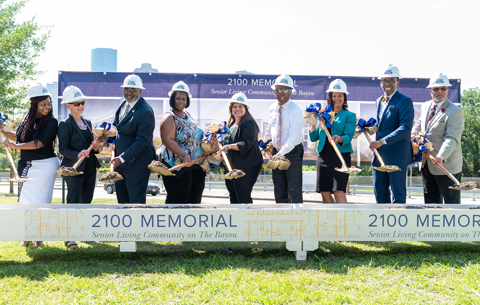 Houston Housing Authority, HUD, Columbia Residential and Community Stakeholders Celebrate Groundbreaking of 2100 Memorial, An Affordable Living Senior Community