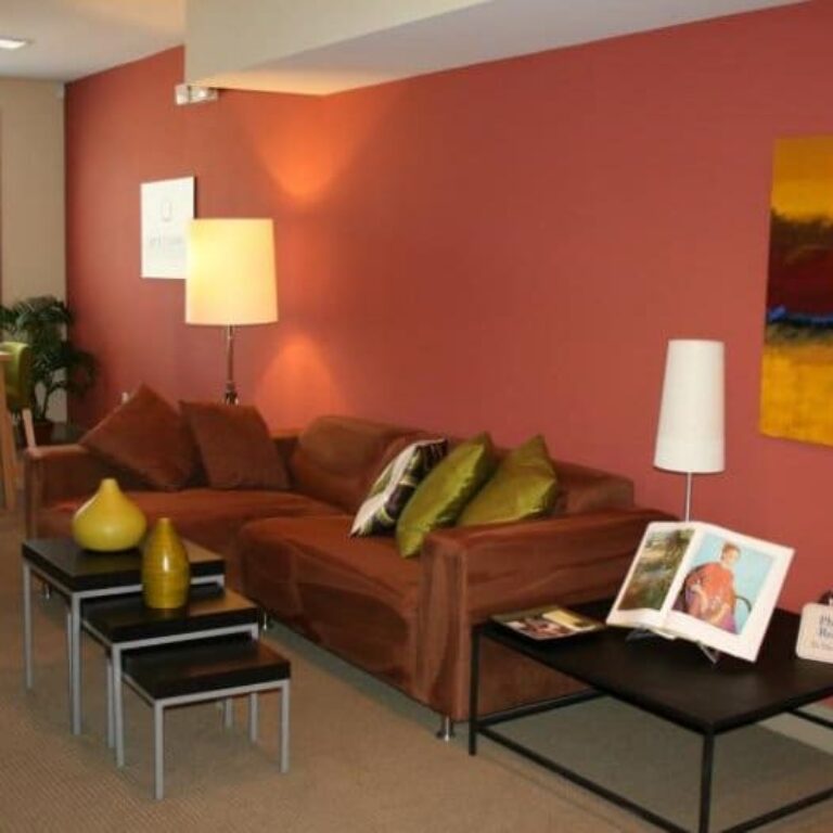 Interior Photo of Lounge sofa and table at Artist Square Apartments in Atlanta GA