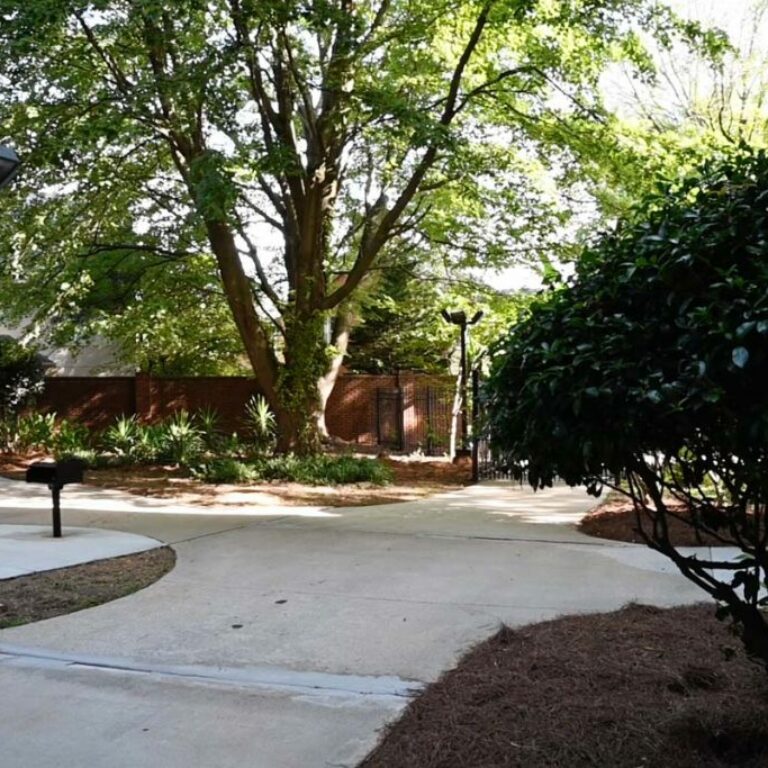 sidewalks of senior apartment in atlanta