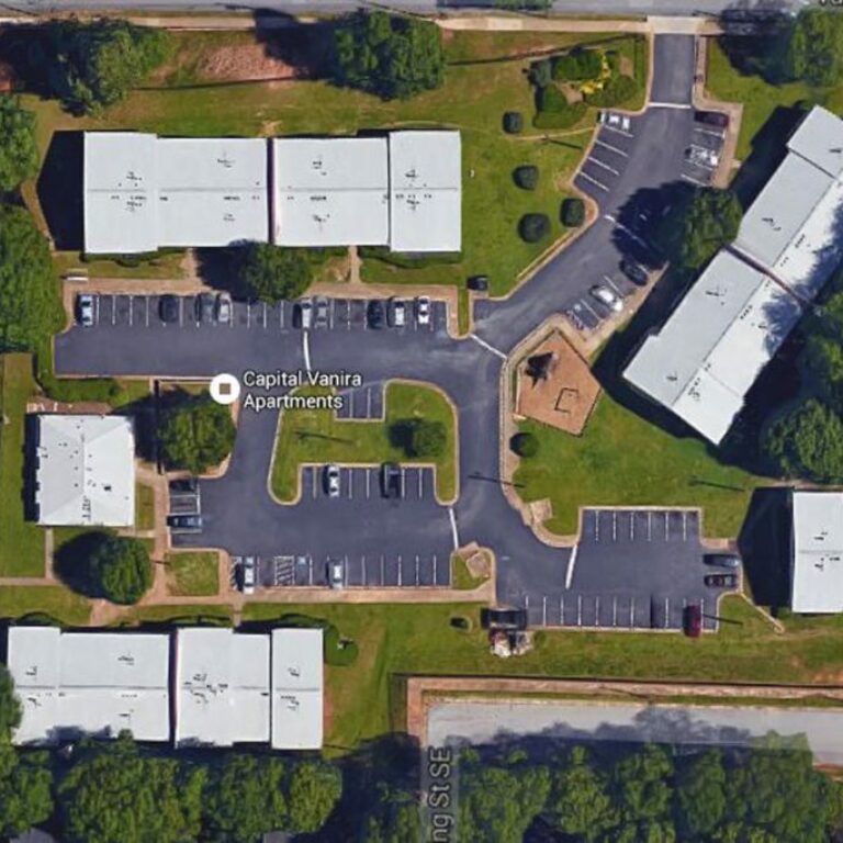 Aerial Street view of Capitol Vanira Assisted Living Apartments in Atlanta Georgia
