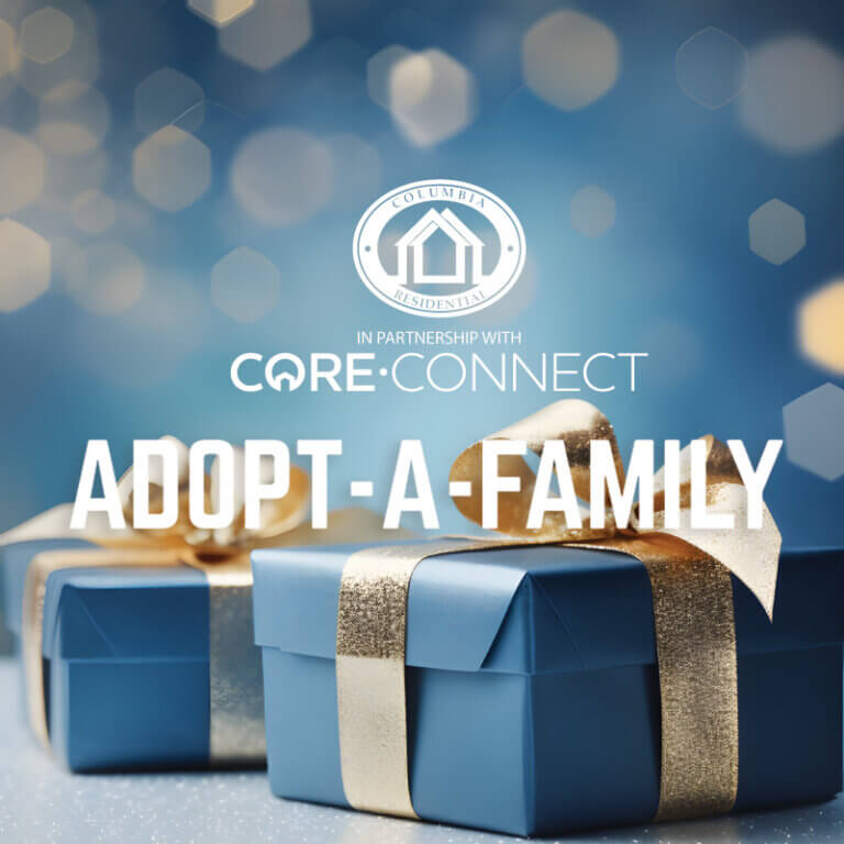 Columbia Residential, In Partnership With Core Connect, Inc., Presents the 4th Annual Adopt-A-Family Holiday Initiative. Donors Needed To Provide Joy and Hope For 100 Metro Atlanta Families.