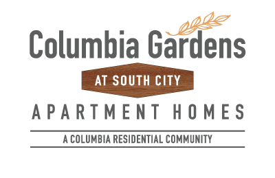 logo for Columbia Gardens at South City apartments in Tallahassee Florida