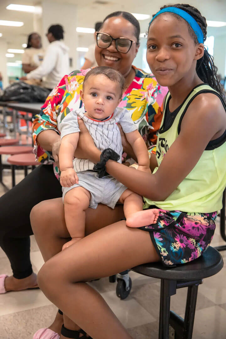 event attendees enjoy Columbia Residential's 10th annual Back to School Bash