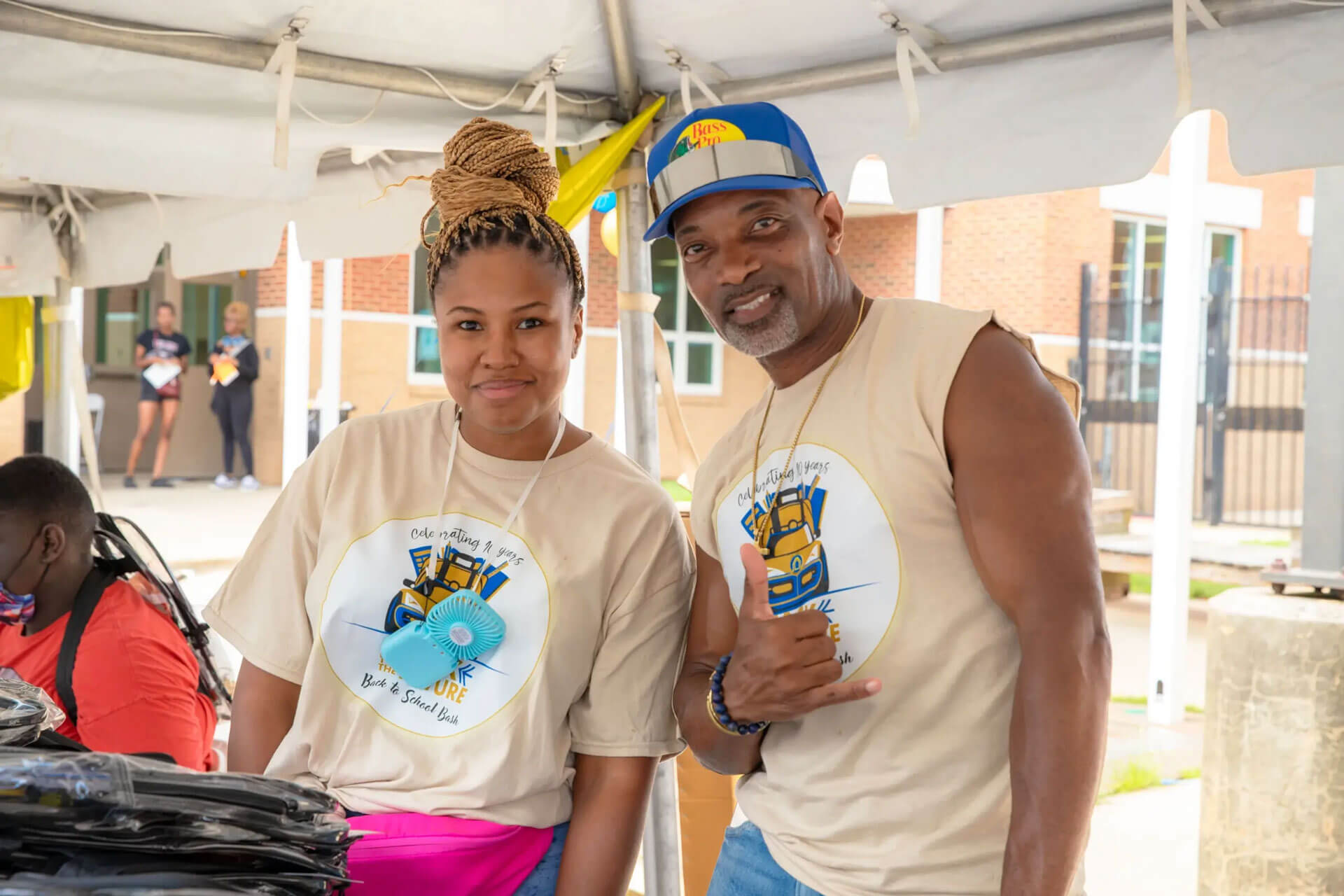 event attendees enjoy Columbia Residential's 10th annual Back to School Bash