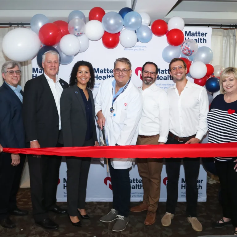Ribbon cutting, health clinic, Matter Health, Affordable Housing, Senior Healthcare,